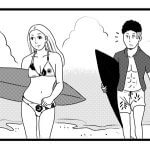 【漫画】サーファーはチャラい…?