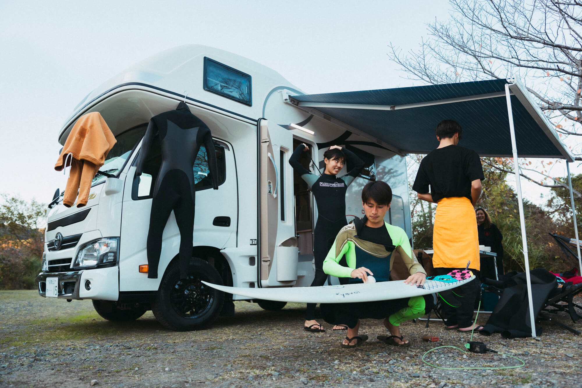 僕らのサーフキャンプ』キャンピングカーで行くサーフトリップ＠南伊豆