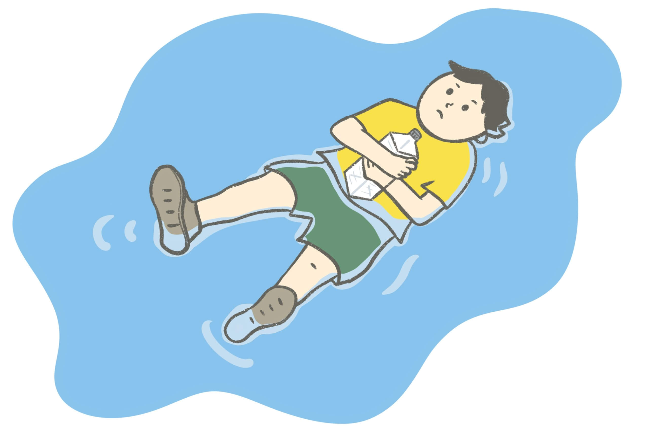 着衣泳の方法とコツ！水難事故を防ぐために