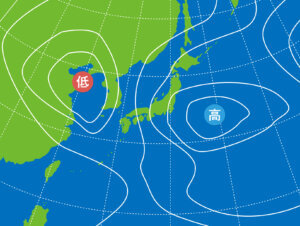 高気圧とは何？種類や低気圧との違いなど